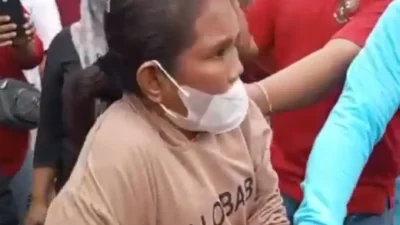 Emak emak Ketahuan Nyopet saat Jalan Santai di Gubernuran Jambi