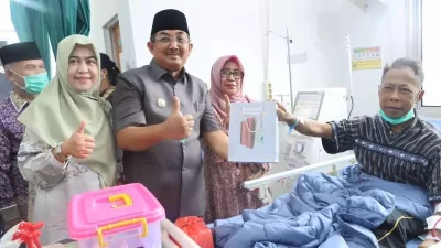 Memiliki Layanan Hemodialisa CT Scan, RSUD KH Daud Arif Mendapatkan Apresiasi Dari Bupati