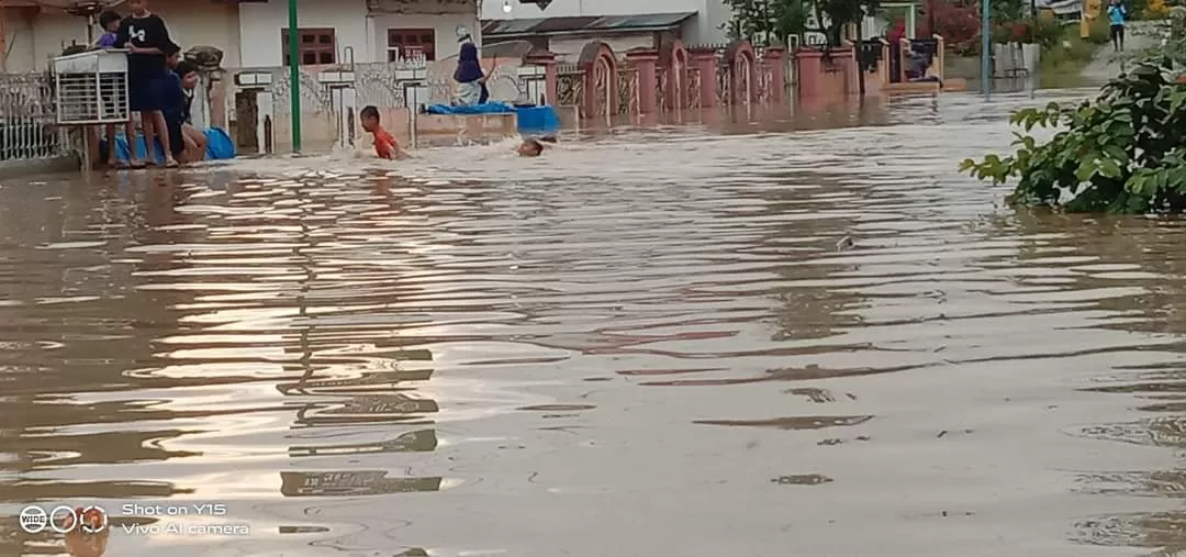 Sejumlah Desa di Kecamatan Depati Tujuh Kerinci Dilanda Banjir Akibat Sungai Batang Merao Meluap