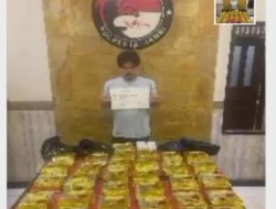 ASN Lapas Kelas IIA Jambi Ditangkap Polisi Atas Kepemilikan Puluhan Paket Sabu